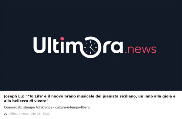 Screen of press To life from ultimora